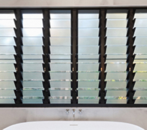 Bradnam's Windows & Doors - Bungalow, QLD. Black Louvre Window