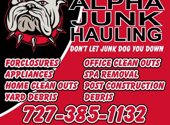 Alpha junk Hauling LLC - Clearwater, FL