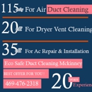 Eco Safe Duct Cleaning Mckinney - Air Duct Cleaning