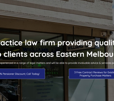 Williams & Lay Lawyers - Lilydale, VIC. Get into Your Own Home - We can Help