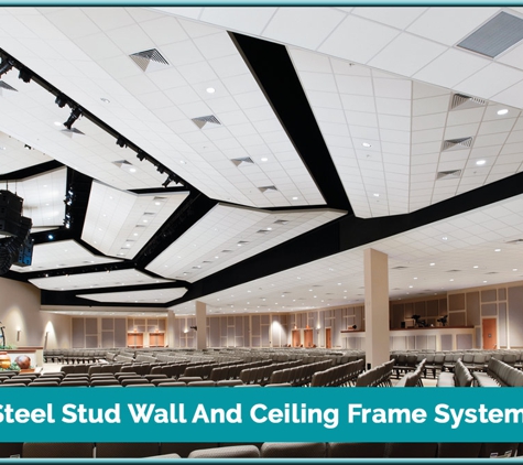 Ceilings By Design. Steel Stud Wall And Ceiling Frame Systems