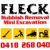Fleck Rubbish Removal & Mini Excavation Logo