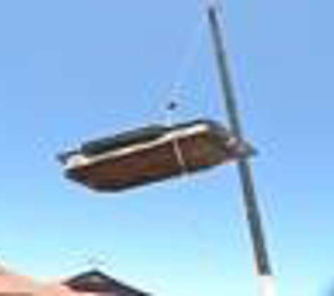 AGL & Son Crane Hire - Edinburgh, SA. Craning Pool Into Backyard