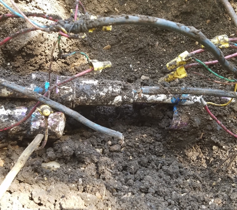 Best Austin Handyman - Austin, TX. One of big irrigation pipe was broken, they capped on one side, but left the other side opened, instead of connect this pipe together.