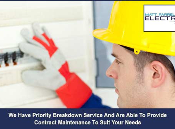Matt Farrell Electrical Pty Ltd - Bundaberg East, QLD. We understand the importance of maintaining your business electrical systems in safe working conditions.