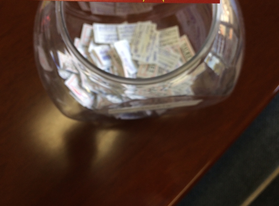 Xpress Income Tax, Inc. - Corona, CA. Picture of Raffle Jar.