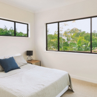 Bradnam's Windows & Doors - Carrum Downs, VIC. Black Aluminium Sliding Windows