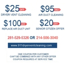 911 Dryer Vent Cleaning Houston TX - Dryer Vent Cleaning