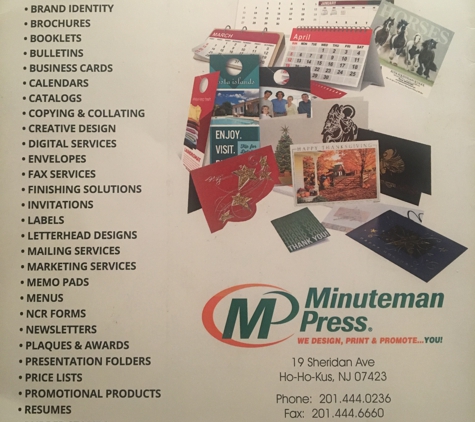 Minuteman Press - Ho Ho Kus, NJ