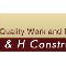 M & H Construction - Building Contractors-Commercial & Industrial