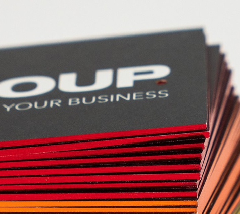 Printoutloud.com - Prescott, AZ. colored edge business cards