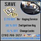 Locked Keys in Car Houston