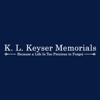 K L Keyser Memorials gallery