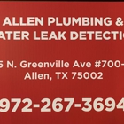Allen Plumbing & Water Leak Detection