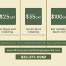 Almo Dryer Vent Cleaning League City - Air Duct Cleaning