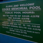 Cooke Memorial Pool