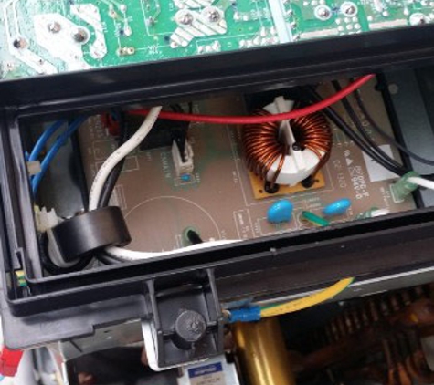 Harmony Air Conditioning. Mitsubishi Outdoor Board Replacement