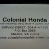 CMA's Colonial Honda gallery