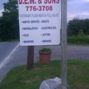 D.E.W. & Sons Septic - Septic Tanks & Systems