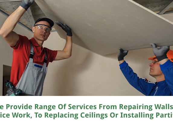 Schroder M - Huntingdale, VIC. We Provide Range Of Services From Repairing Walls & Cornice Work, To Replacing Ceilings Or Installing Partitions