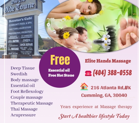 Elite Hands Massage - Cumming, GA