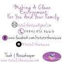 Tutu To The Rescue - House Cleaning