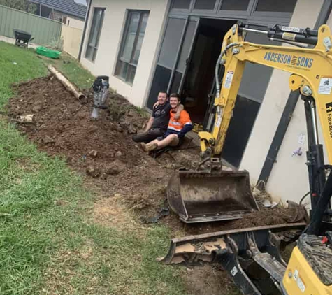 Anderson and Sons Earthmoving - Doreen, VIC. Trenching