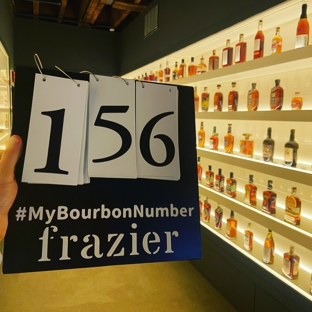 Frazier History Museum - Louisville, KY. My Bourbon number at the Frazier History Museum's Bourbon bottle hall