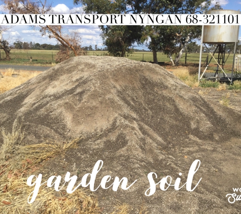 Adams Transport Nyngan. Garden Soil