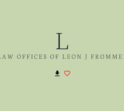 Law Offices Of Leon J Frommer - Valencia, CA. personal bankruptcy