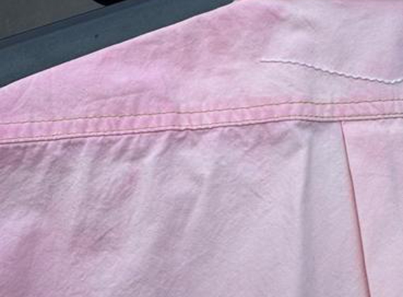 Izett Dry Cleaners - Prahran, VIC. Damage shirt