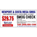 Newport And Costa Mesa Smog - Automobile Inspection Stations & Services