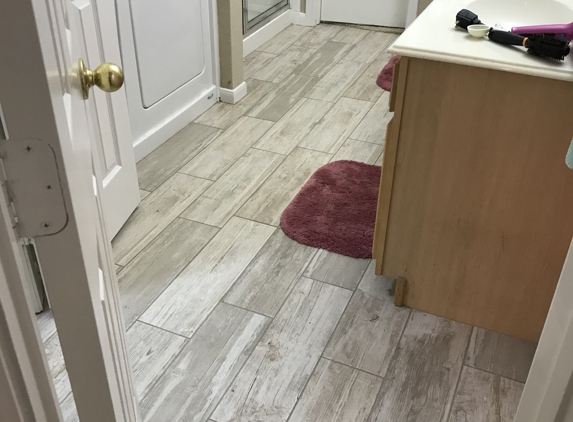 All Floors and More - Cypress, TX. Master bathroom floor
