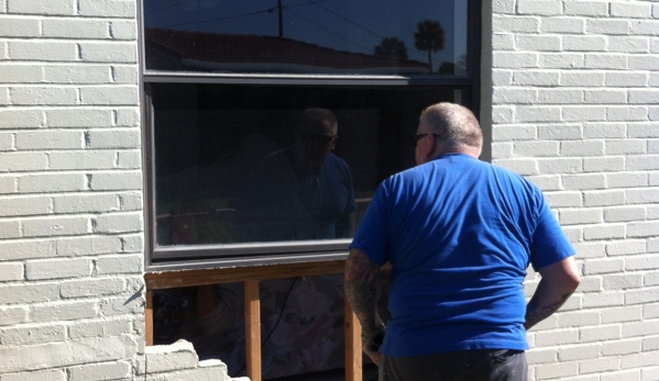 Abel Construction - Daytona Beach, FL. Converting Window to Door