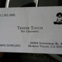 Tender Touch Professional Pet Grooming