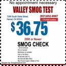 Valley Smog Test - Automobile Parts & Supplies