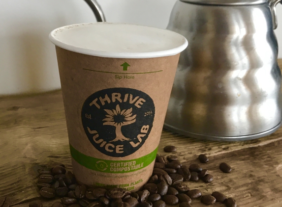 Thrive Juice Lab - Laguna Niguel, CA. All organic coffee, locally roasted.