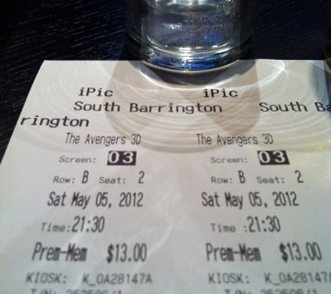 iPic Theaters - Barrington, IL