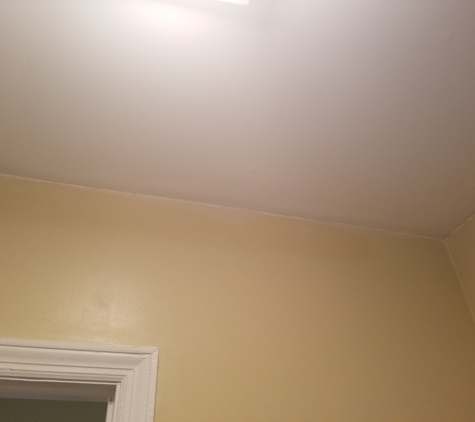 Michael's Complete Home Maintenance - Enterprise, AL. unfinished paint in bathroom