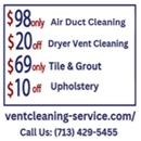 Vent Cleaning Service Sugar Land - Dryer Vent Cleaning