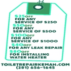 Toilet Repair Kemah TX