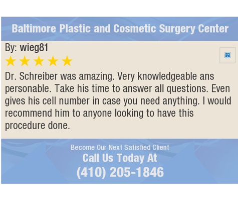 Baltimore Plastic and Cosmetic Surgery Center - Baltimore, MD