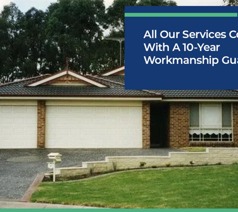 Holliers Roofing - Riverstone, NSW. All Our Services Come With A 10-Year Workmanship Guarantee