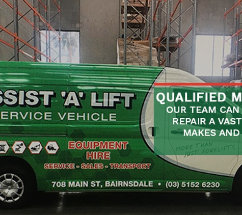 Assist -A-Lift Forklifts - Forklift Hire, Sales & Service - Bairnsdale, VIC. Qualified Mechanics