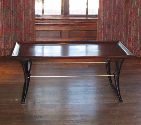 AL Duncan Co - Allen, TX. mahogany table.