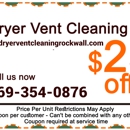 911 Dryer Vent Cleaning Rockwall TX - Dryer Vent Cleaning