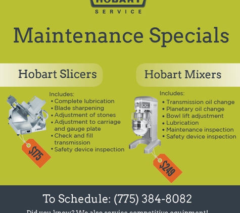 Hobart Service - Pleasanton, CA