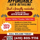 Affordable Auto Detailing
