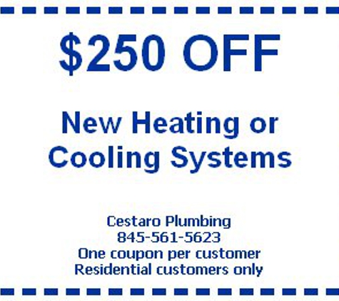 Cestaro Plumbing, Heating, & Air Conditioning - Newburgh, NY