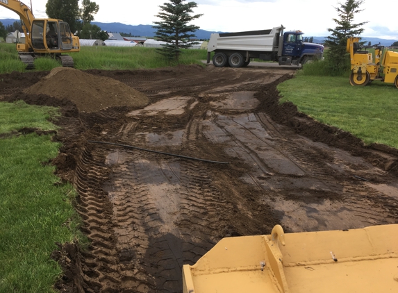 Knoll Excavation & Trucking - Kalispell, MT. Starting prep for new road ...